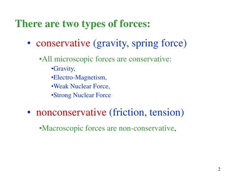 Examples of Conservative Forces 的图像结果