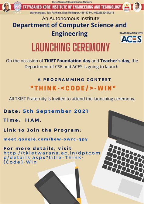 Think Code Win, TKIET, Warana