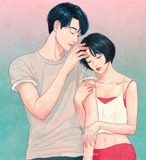 couple love illustration