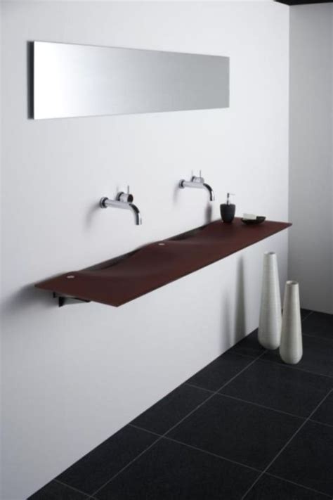 Lavabo de Diseño Minimalista: Ruby y Bruge OmniGlass - Decoracion.IN