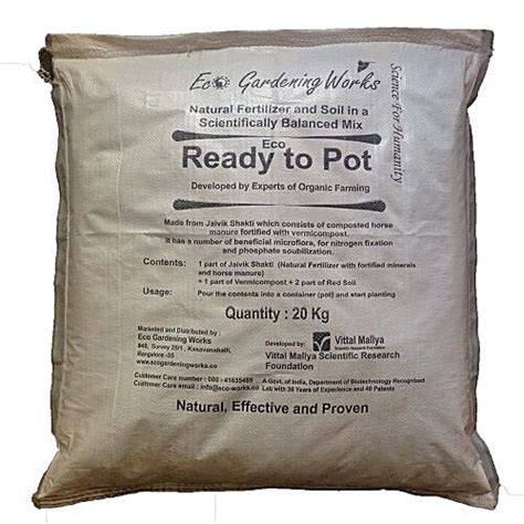 Buy Eco Ready To Pot - Natural Fertilizer And Soil In Balanced Mix 2o ...