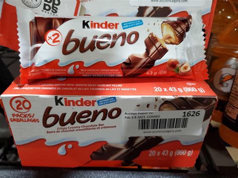 CASE LOT Kinder Bueno Chocolate Bar 20x43g