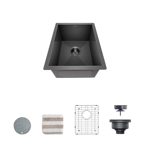 Buy TORVA 15x17x9 inch Undermount Kitchen Sink Nano Coating 16 Gauge RV ...