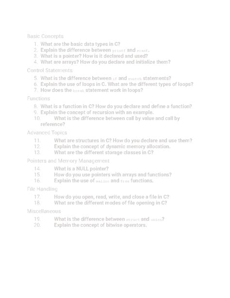 Document (1).stdoc - Question regarding c programming - Basic Concepts ...