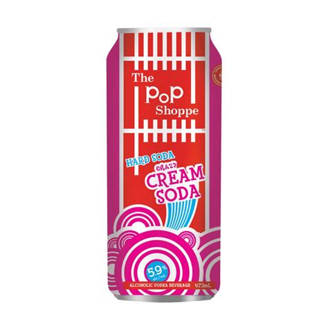 The Pop Shoppe Hard Cream Soda Single Can – Co-op Wine Spirits Beer ...