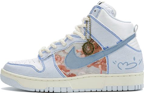 Buy [Custom Shoes] Nike Dunk High 1985 'Blue Angel Renaissance Painting ...