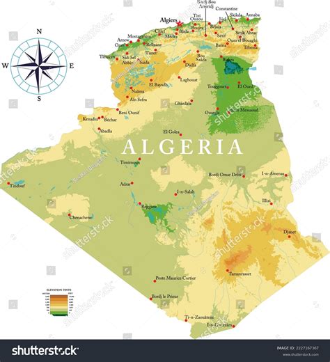 algeria physical features