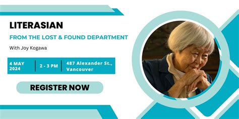 From the Lost and Found Department with Joy Kogawa, Vancouver Japanese ...