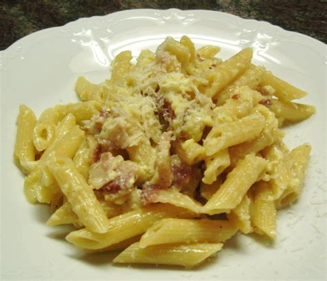 Pasta Carbonara Penne : Italian Carbonara with Bacon – EHTN