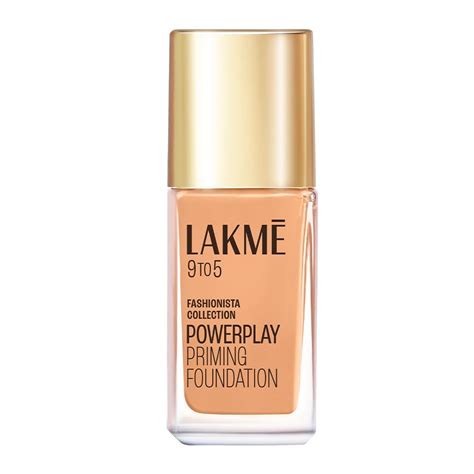 LAKMÉ 9To5 Powerplay Full Coverage Priming Matte Foundation Liquid ...