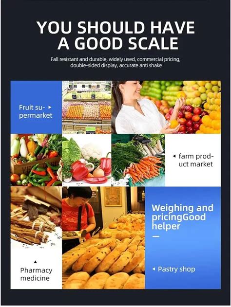 Digital Price Calculating Scale with 40kg Capacity for Various Uses ...