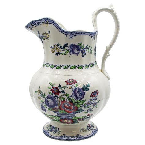 WCI-9027z: English Copeland Late Spode "Avondale" Water Pitcher ...