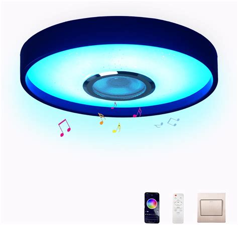 Amazon.com: EXHOURME Bathroom Ceiling Light Waterproof Shower Light ...