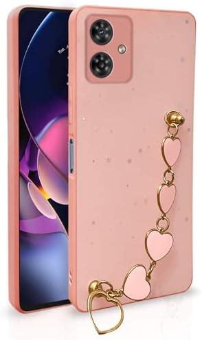 Pikkme Moto G54 5G / G64 5G Back Cover for Girls | Heart Shaped Metal ...