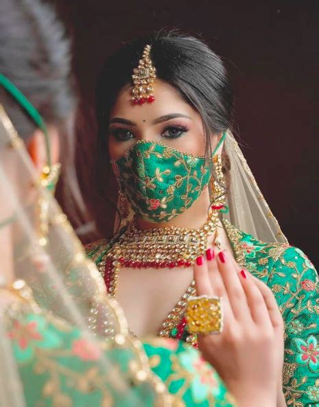 Wedding And Bridal Face Masks