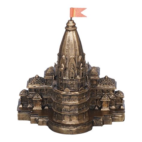 eCraftIndia Ram Mandir Ayodhya Model Authentic Design Temple - Perfect