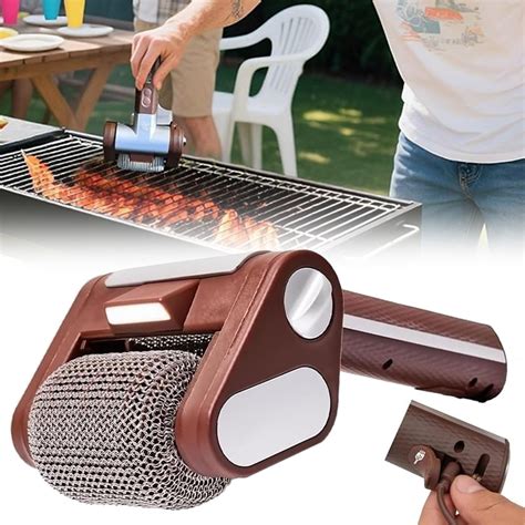 Giddy Up Grill Cleaner,Bristle-Free Spinning Grill Brush,350 RPM ...