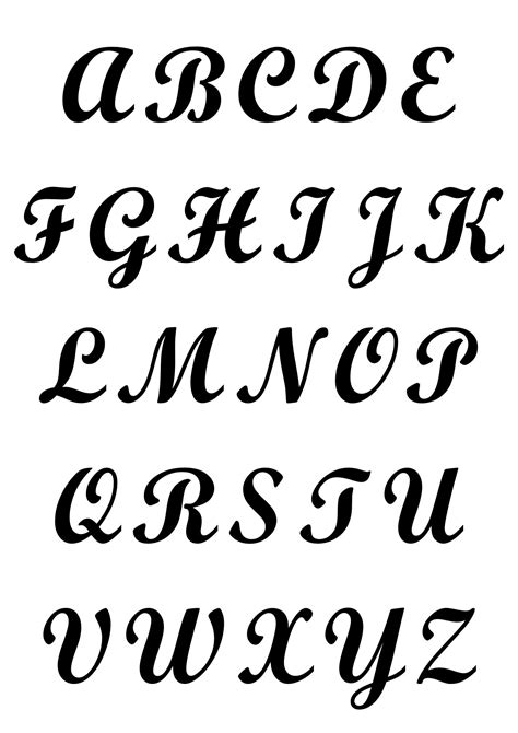 Fancy Alphabet Letters Templates - 10 Free PDF Printables | Printablee