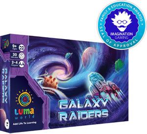 LUMA WORLD Educational Board Game for Ages 9 and up: Galaxy Raiders ...