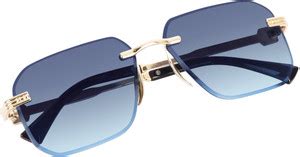 Buy Being Better Retro Square, Over-sized Sunglasses Blue For Men ...