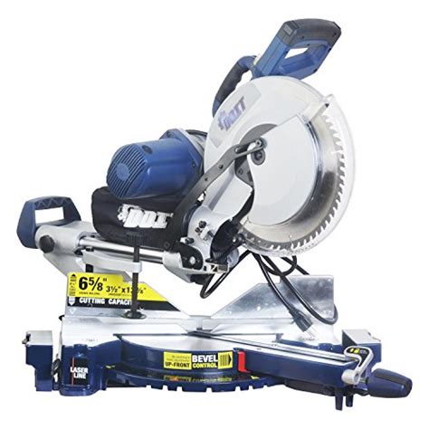 Buy Wonlink 15 Amp 12" Dual Bevel Sliding Compound Miter Saw with Laser ...