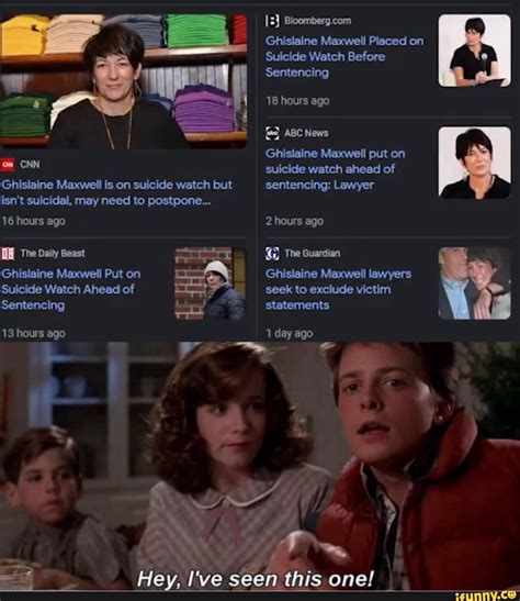 Ghislaine Maxwell Placed on Suicide Watch Before Sentencing 18 hours ...