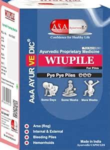 Buy Wiupile Ayurvedic Piles Relief – Natural Hemorrhoid Treatment ...