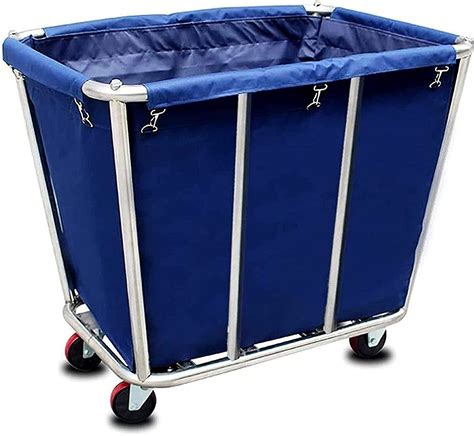 Buy Commercial Laundry cart with wheels ,10 Bushel Large Industrial ...