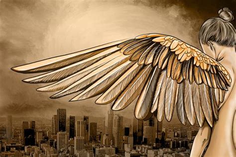 Maxwell Dickson"City of Angels Los Angeles Modern Canvas Wall Print ...