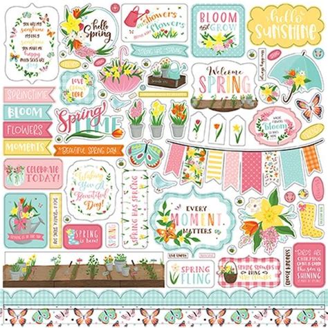 Echo Park I Love Spring Stickers | Michaels