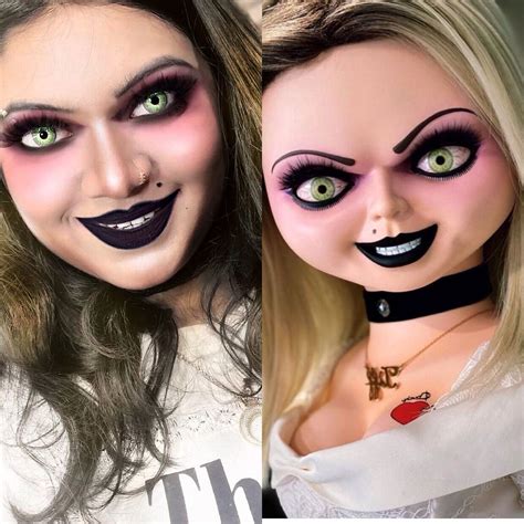 Image result for Chucky Bride Makeup Tutorial