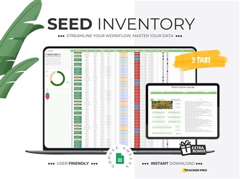 Seed Inventory Tracker, Garden Seeds Organization, Seed Starting, Seed ...