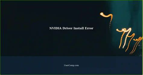 Rezultat imagine pentru Error Driver NVIDIA