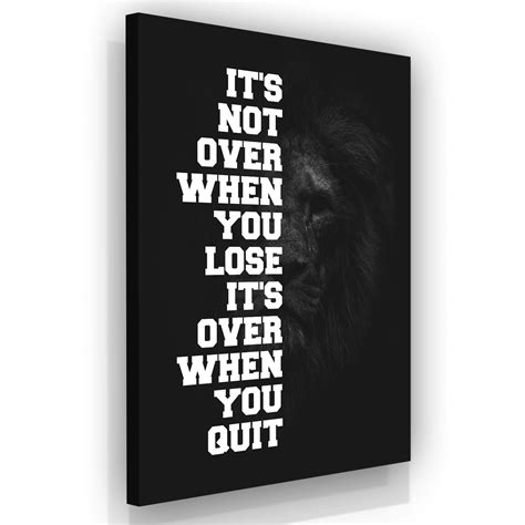 SuccessHuntersPrints Lion Motivational Wall Art Office Decor Canvas ...