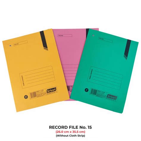 Record file ( Tag File ) - Thin (Plain & Binding Cloth Strip) – Neelgagan