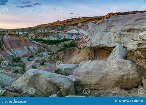 Paint Mines Interpretive Park Colorado Springs Stock Photo - Image of ...