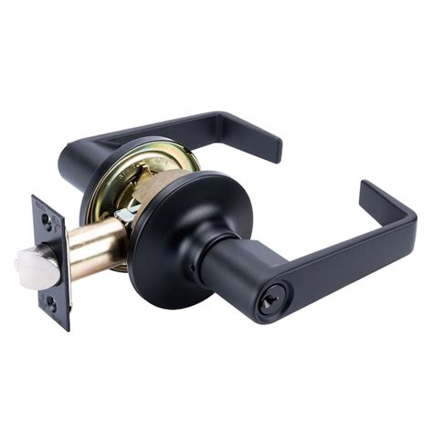 BRINKS COMMERCIAL Light Duty Commercial Lever Matte Black Interior ...