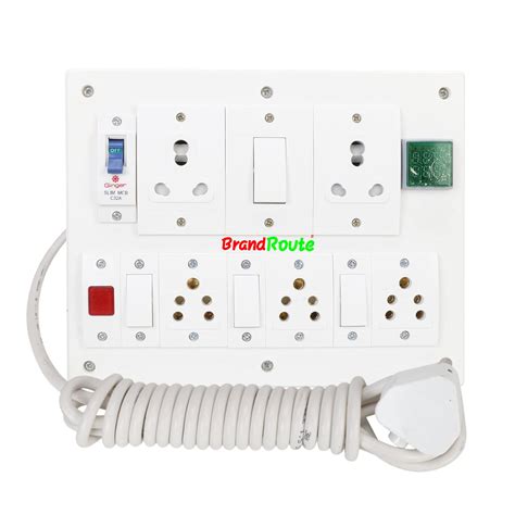 Buy Power Extension Board Anchor Or R.e.o Component Fitted with-MCB (32 ...