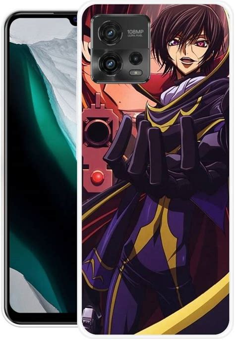 ORBIQE Back Cover for Motorola G72 LELOUCH LAMPEROUGE, ANIME, NARUTO ...