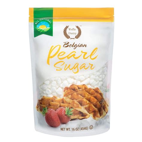 Waffle Pantry Belgian Pearl Sugar 16 oz for Belgian Liege Waffles ...