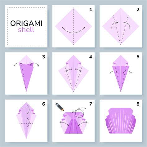 Image result for Origami Shell Tutorial