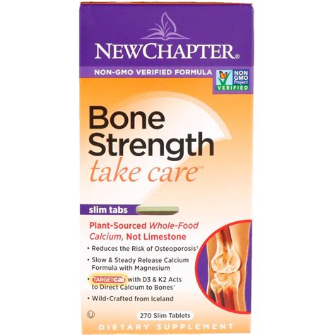 New Chapter, Bone Strength Take Care, 270 Slim Tablets - Byclue