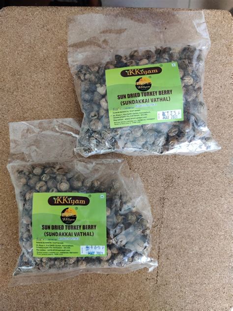 iKKiyam Sun Dried Turkey Berry – 100g | Premium Sundakkai Vathal ...