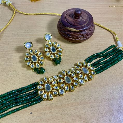 Kundan Necklace Set 45670 – Vijay & Sons