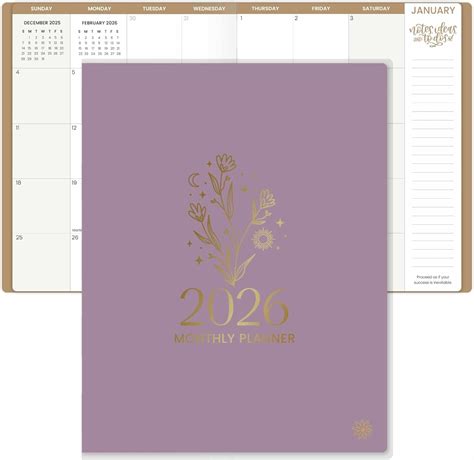 bloom daily planners 2026 Monthly Planner Calendar Book (January 2026 ...