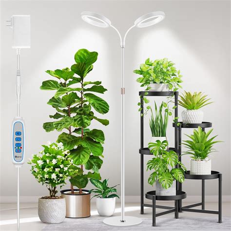Amazon.com: Aumtrly Large Plant Light for Indoor Plants, 2 Head Full ...