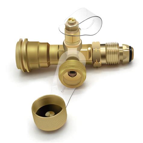 MENSI 4 Port Propane Tee Adapter Converter for Motorhomes Tank RV ...