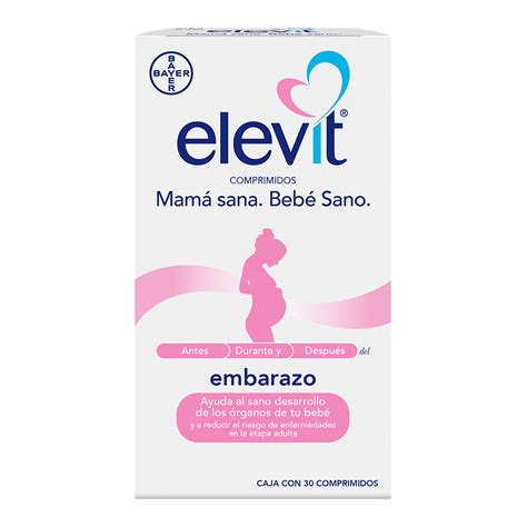 Multivitamínico Para El Embarazo Elevit 30 tabletas | Soriana