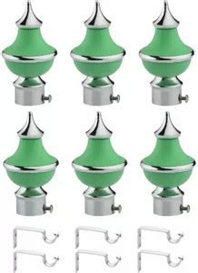 swing Green Rod Rail Bracket, Curtain Knobs Metal Price in India - Buy ...