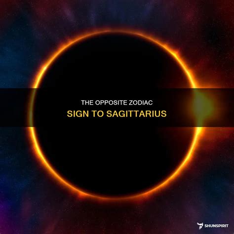 The Opposite Zodiac Sign To Sagittarius | ShunSpirit